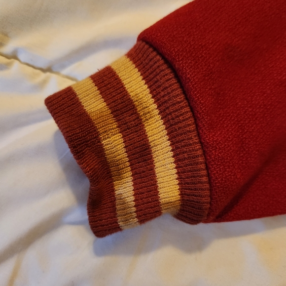 Vintage 1950s Wool Kids University Jacket Red Large - Picture 15 of 15